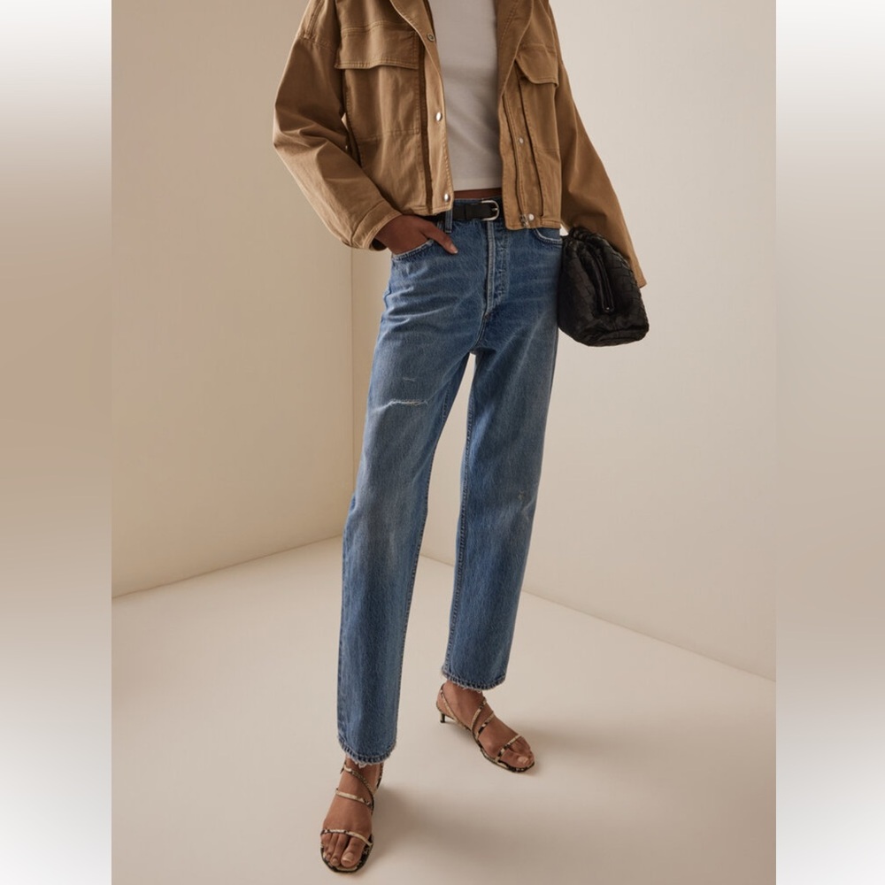Agolde 90s Mid-Rise Straight-Leg Jeans